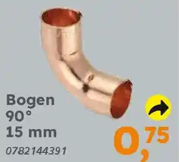 Globus Baumarkt Kupfer zum Löten Bogen 90° 15 mm Angebot
