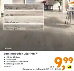 Globus Baumarkt Laminatboden „Edition 7" Angebot
