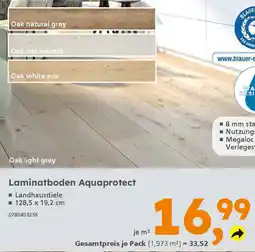 Globus Baumarkt Laminatboden Aquaprotect Angebot