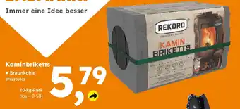 Globus Baumarkt REKORD Kaminbriketts Angebot