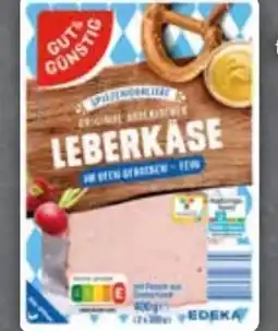 Edeka Gut & Günstig Original Bayerischer Leberkäse Angebot