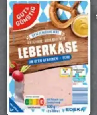 Edeka Gut & Günstig Original Bayerischer Leberkäse Angebot