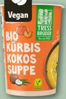 REWE Center Tressbrüder Bio Kürbis Kokos Suppe Angebot