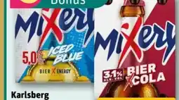 REWE Karlsberg MiXery Iced Blue Bier X Energy Angebot