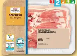 REWE Rewe Regional Schweine-Minutenbauch Angebot