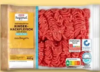 REWE Rewe Regional Rinder Hackfleisch Angebot