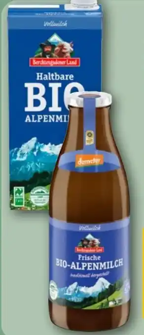 REWE Berchtesgadener Land Haltbare Bio Alpenmilch Angebot