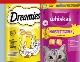 REWE Whiskas Katzensnack Knuspertaschen Angebot