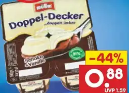 Netto Marken-Discount Müller Doppeldecker Schoko & Vanille Angebot