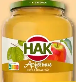 REWE HAK Apfelmus Angebot
