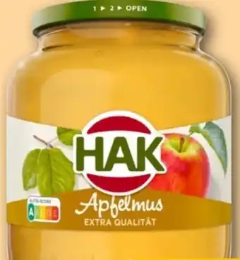 REWE HAK Apfelmus Angebot