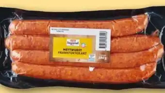 REWE Rewe Regional Mettwurst Frankfurter Art Angebot
