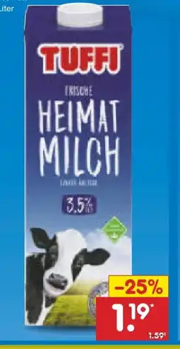 Netto Marken-Discount Tuffi Heimat Milch Angebot