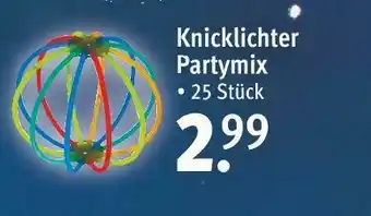 Rossmann Knicklichter partymix Angebot