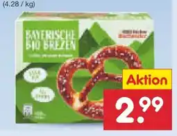 Netto Marken-Discount Bäcker Bachmeier Bio-Brezen Angebot