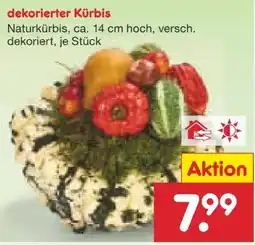 Netto Marken-Discount Deko-Kürbis Angebot