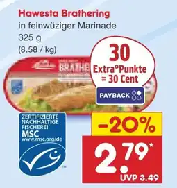 Netto Marken-Discount Hawesta Bratheringe Angebot