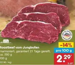 Netto Marken-Discount Gut Ponholz Roastbeef vom Jungbullen Angebot