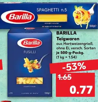 Kaufland Barilla Teigwaren Angebot