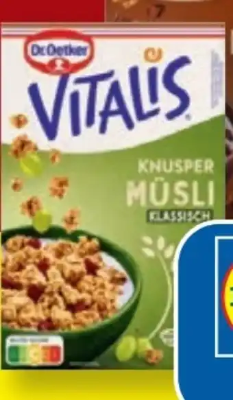 Lidl Dr. Oetker Vitalis Knusper Müsli Angebot
