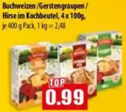 Mix Markt Buchweizen/Gerstengraupen/ Hirse im Kochbeutel Angebot