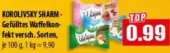 Mix Markt KOROLIVSKY SHARM- Gefülltes Waffelkonfekt Angebot