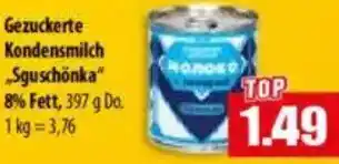 Mix Markt Gezuckerte Kondensmilch „Sguschönka" Angebot