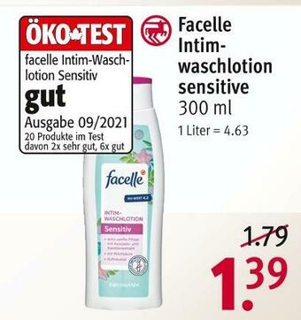 Rossmann Facelle intimwaschlotion sensitive Angebot