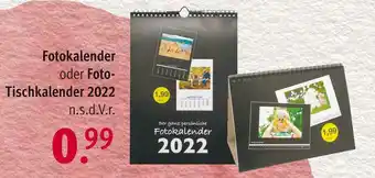 Rossmann Fotokalender oder foto-tischkalender 2022 Angebot