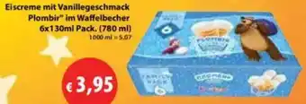 Mix Markt Eiscreme mit Vanillegeschmack Plombir Angebot