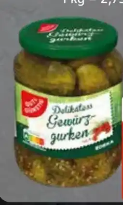 Edeka Gut & Günstig Gewürzgurken Angebot