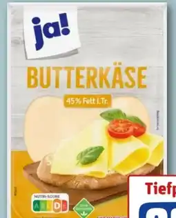 REWE Center ja! Butterkäse Angebot
