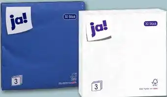 REWE Center ja! Servietten Angebot