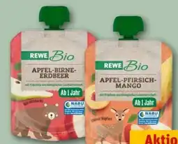 REWE Center Rewe Bio Quetschi Apfel-Pfirisch Mango Angebot