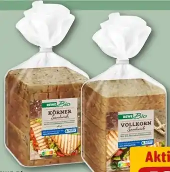 REWE Center Rewe Bio Bio-Sandwich Angebot