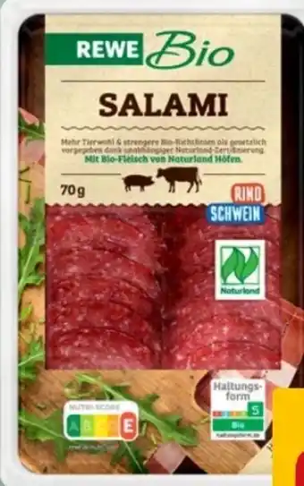 REWE Center Rewe Bio Bio-Salami Angebot