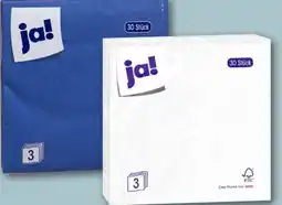 REWE ja! Servietten Angebot