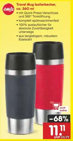 Netto Marken-Discount emsa Isolierbecher Travel Mug Angebot