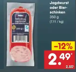 Netto Marken-Discount Steinemann Jagdwurst Angebot