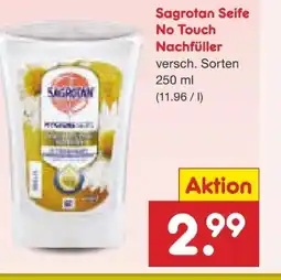 Netto Marken-Discount Sagrotan No-Touch Seifenspender Nachfüller Angebot