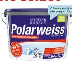 Hellweg Schöner Wohnen Innenfarbe Polarweiss Angebot