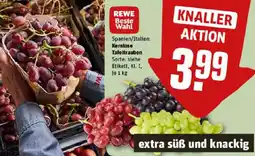 REWE Kernlose Tafeltrauben Angebot