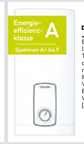 Hellweg Stiebel Eltron Elektronischer Durchlauferhitzer DHB21 ST Angebot
