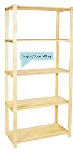 Hellweg Holz-Regal Angebot