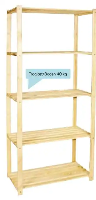 Hellweg Holz-Regal Angebot