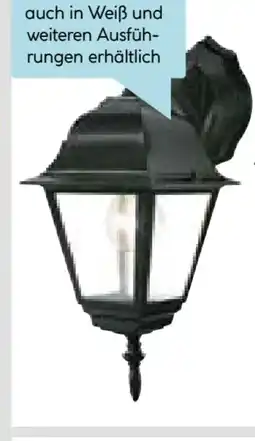Hellweg Eglo Aussenwandleuchte Belfort Angebot