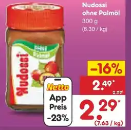 Netto Marken-Discount Nudossi Ohne Palmöl Angebot