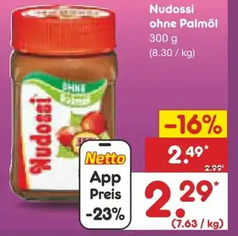 Netto Marken-Discount Nudossi Ohne Palmöl Angebot