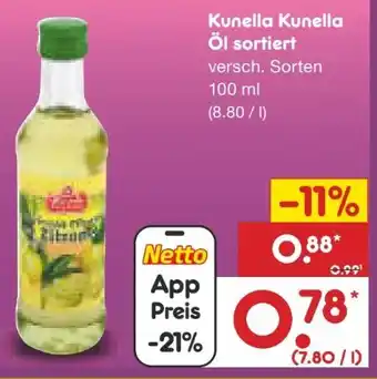 Netto Marken-Discount Kunella Feinkost Öl Angebot