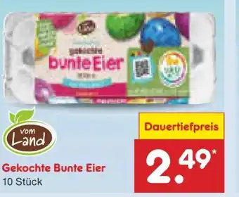 Netto Marken-Discount Vom Land Gekochte Bunte Eier Angebot